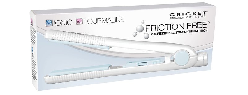 Cricket Friction Free Professional Styling Flat Iron Hair Straightener - Ceramic Tourmaline Technology, Quick Heat Up to 392°F, 1-Inch Plates Hair Straighteners for Women & Men & Stylists