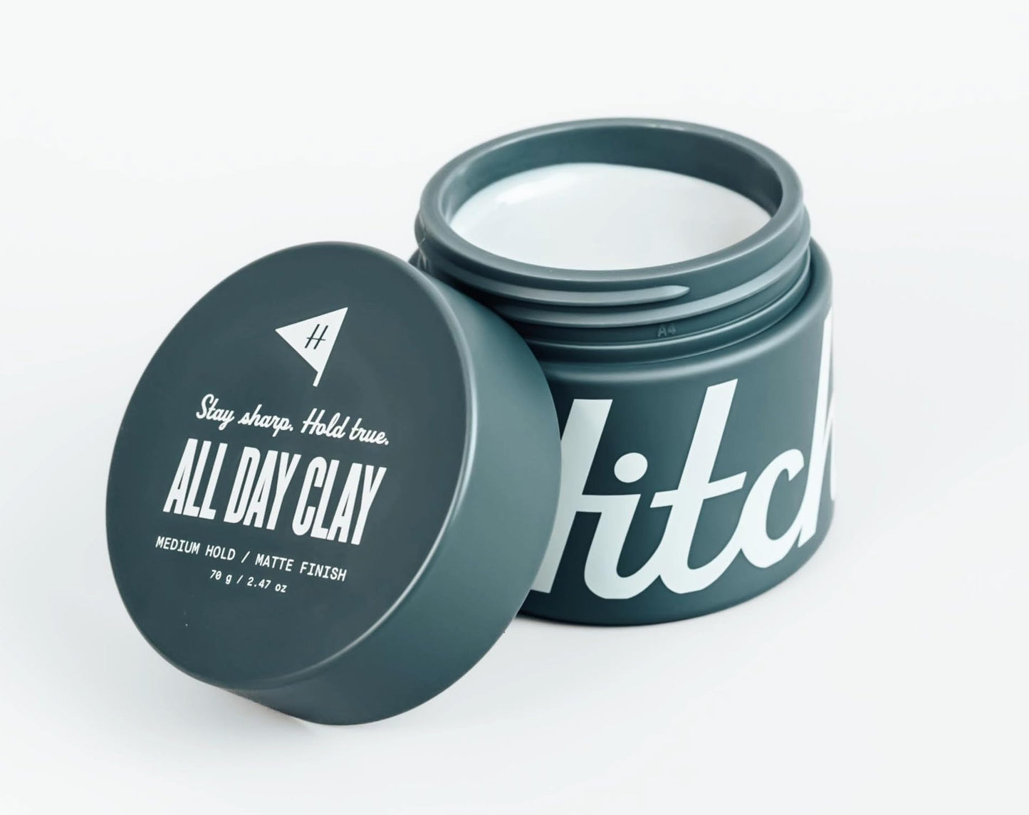 Hitch All Day Clay Medium Hold Matte Finish Hair Clay Pomade for Men