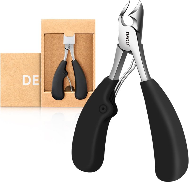 Heavy Duty Toenail Clippers - Large Opening for Embedded Growth & Rough Nails | Stainless Steel Home Pedicure Tool for Men & Women