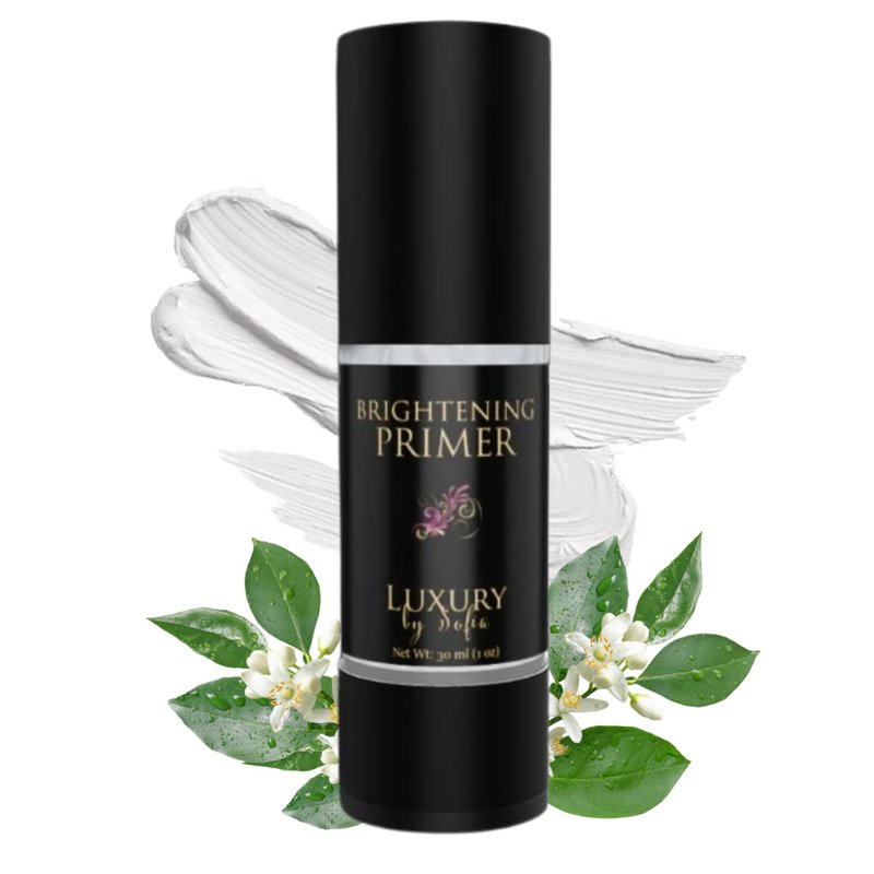 Organic Face Primer - Hydrating Makeup Base for Smooth Application | Ideal for Dry, Aging, Sensitive Skin | Aloe & Green Tea Infusion