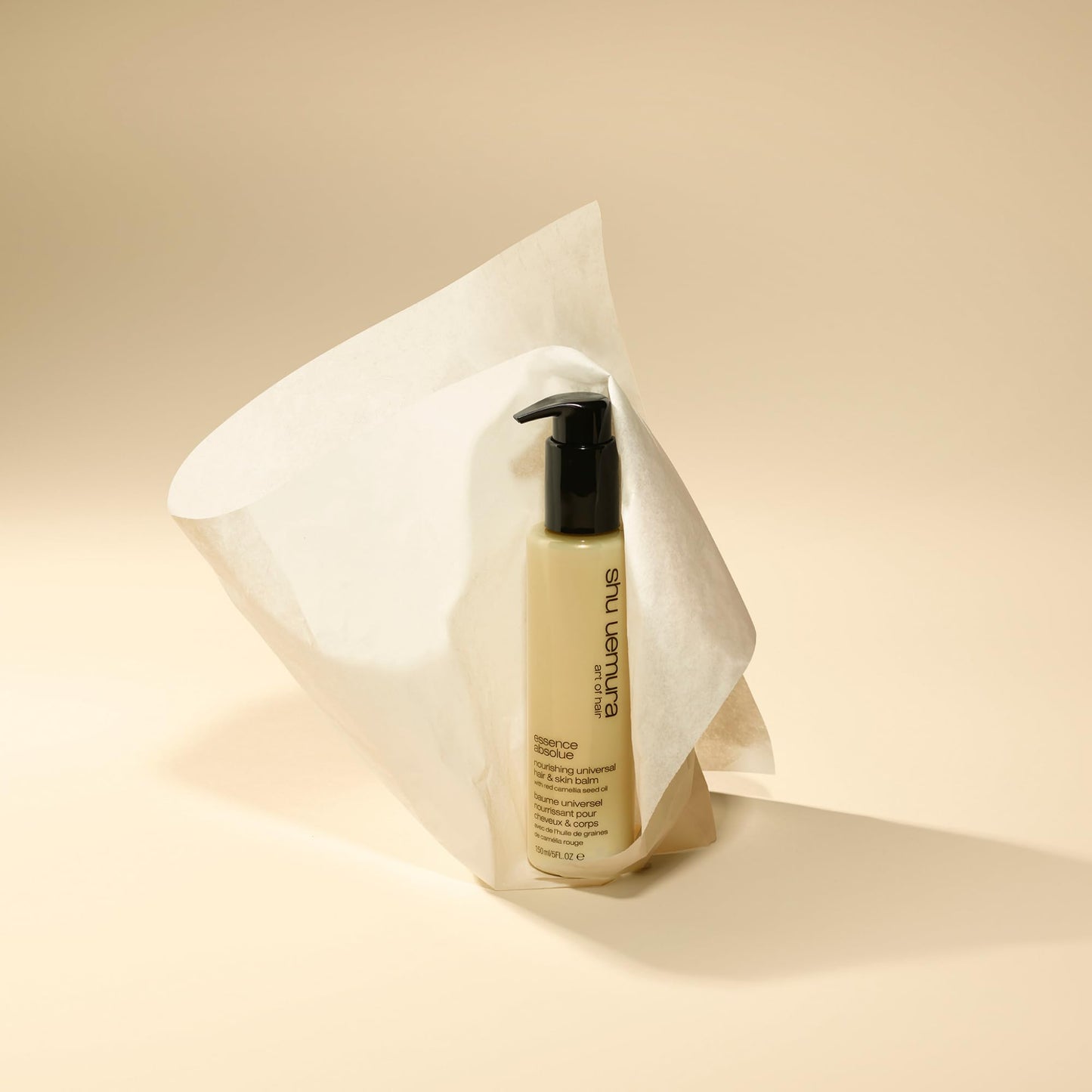 shu uemura art of hair Essence Absolue Nourishing Universal Balm - Multi-Benefit Balm, Intense Hydration and Shine, For Dry Hair and Skin, 5 Fl Oz