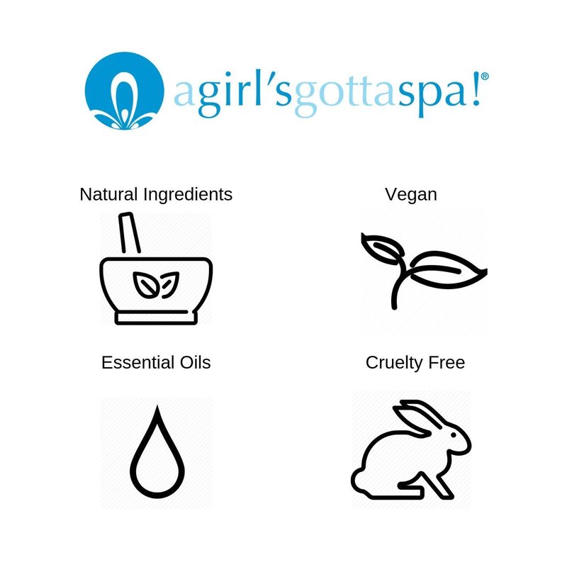A Girl's Gotta Spa! Sulfate-Free Natural Body Wash Citrus Essential Oils 100% Vegan Cruelty-Free Moisturizing Shower Gel
