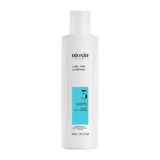 Nioxin System 3 Scalp & Hair Thickening Conditioner - Nourish Colored, Dry & Damaged Hair | Infused with Niacinamide & Biotin | Promotes Vibrant Color & Vitality