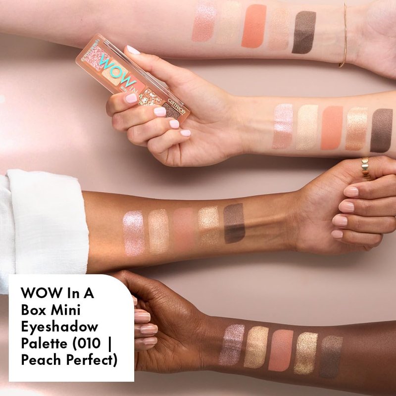 Catrice | SUNGLOWER Look Set | 7-Piece Makeup Kit for Glowing, Bronzed Looks | All-In-One Sun-Kissed Look | Warm Peach & Golden Tones | Vegan & Cruelty Free