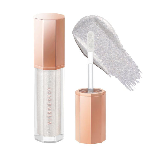 DEARDAHLIA Paradise Shine Eye Sequins (Angel Tears) - Lightweight Liquid Glitter Eyeshadow, Minimal Fallout, High-Shine Pearl Finish, Lightweight, Blendable, Vegan Korean Eye Makeup. 0.14 oz