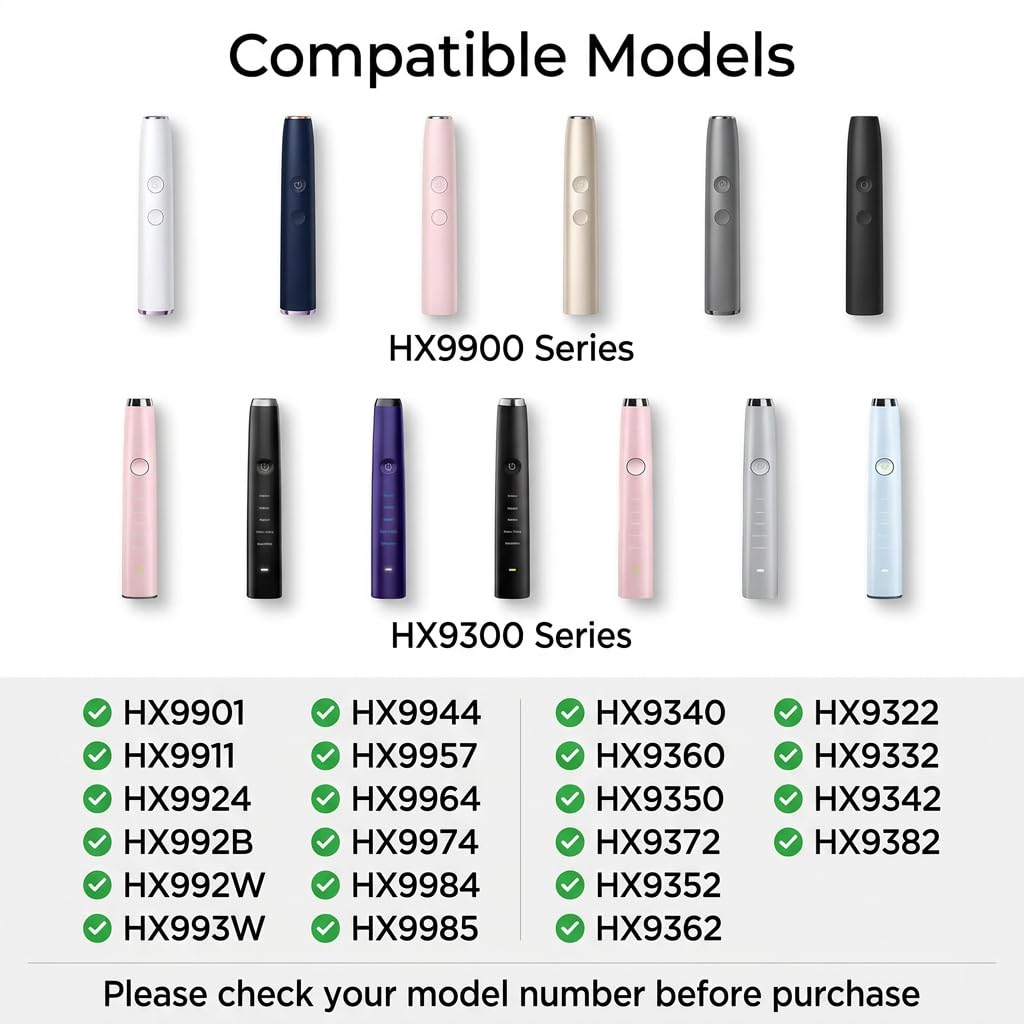 Replacement Toothbrush Charger for Philips Sonicare CBA1001 Charger Compatible HX9911 HX9924 HX992B HX992W HX993W HX9944 HX9957/51HX9964 HX9974 HX9984 HX9985 110-240V Charger with Glass Cup