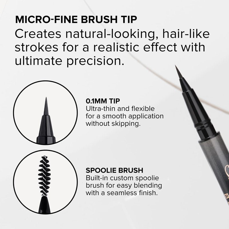 Anastasia Beverly Hills Microstroke Brow Pen - Waterproof Liquid Brow Definer with Superfine Brush Tip for Natural-Looking Brows