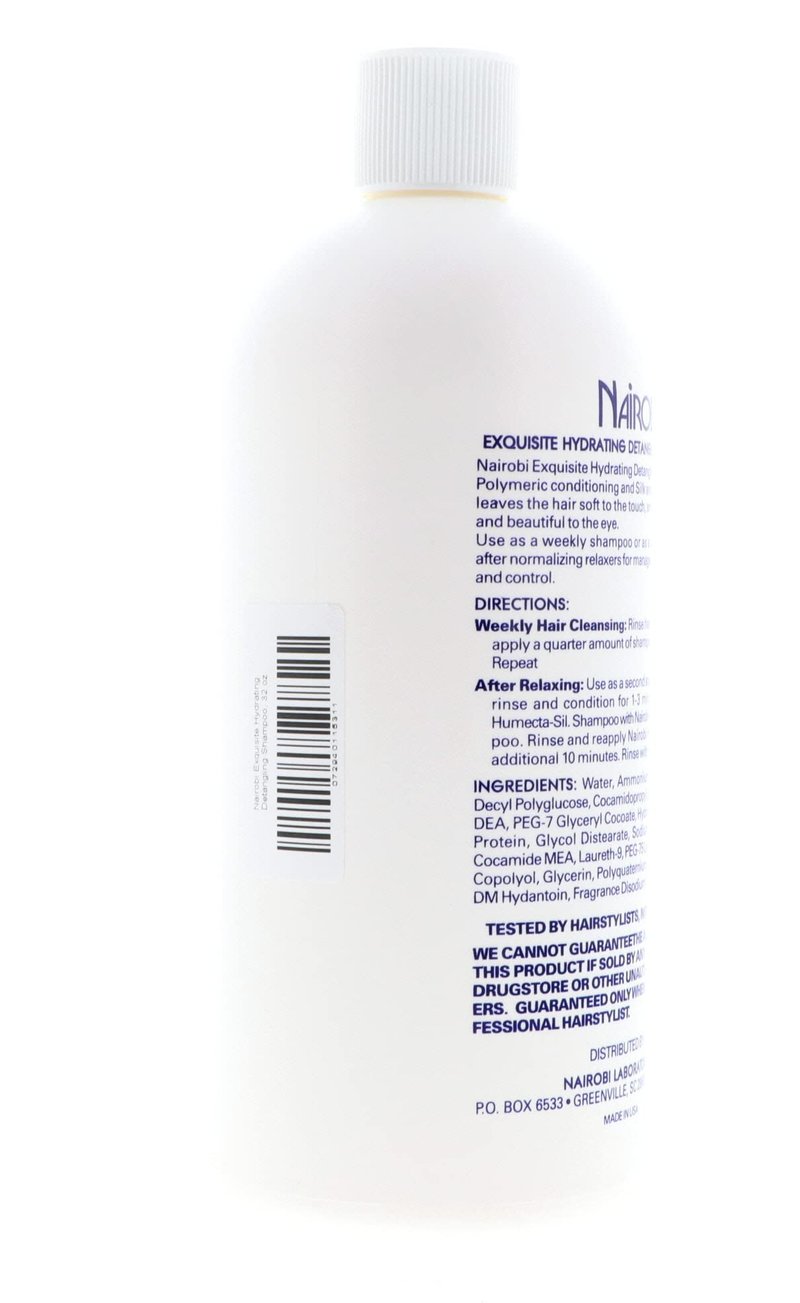 Nairobi Exquisite Hydrating Detangling Shampoo for Unisex, 32 Ounce by Nairobi
