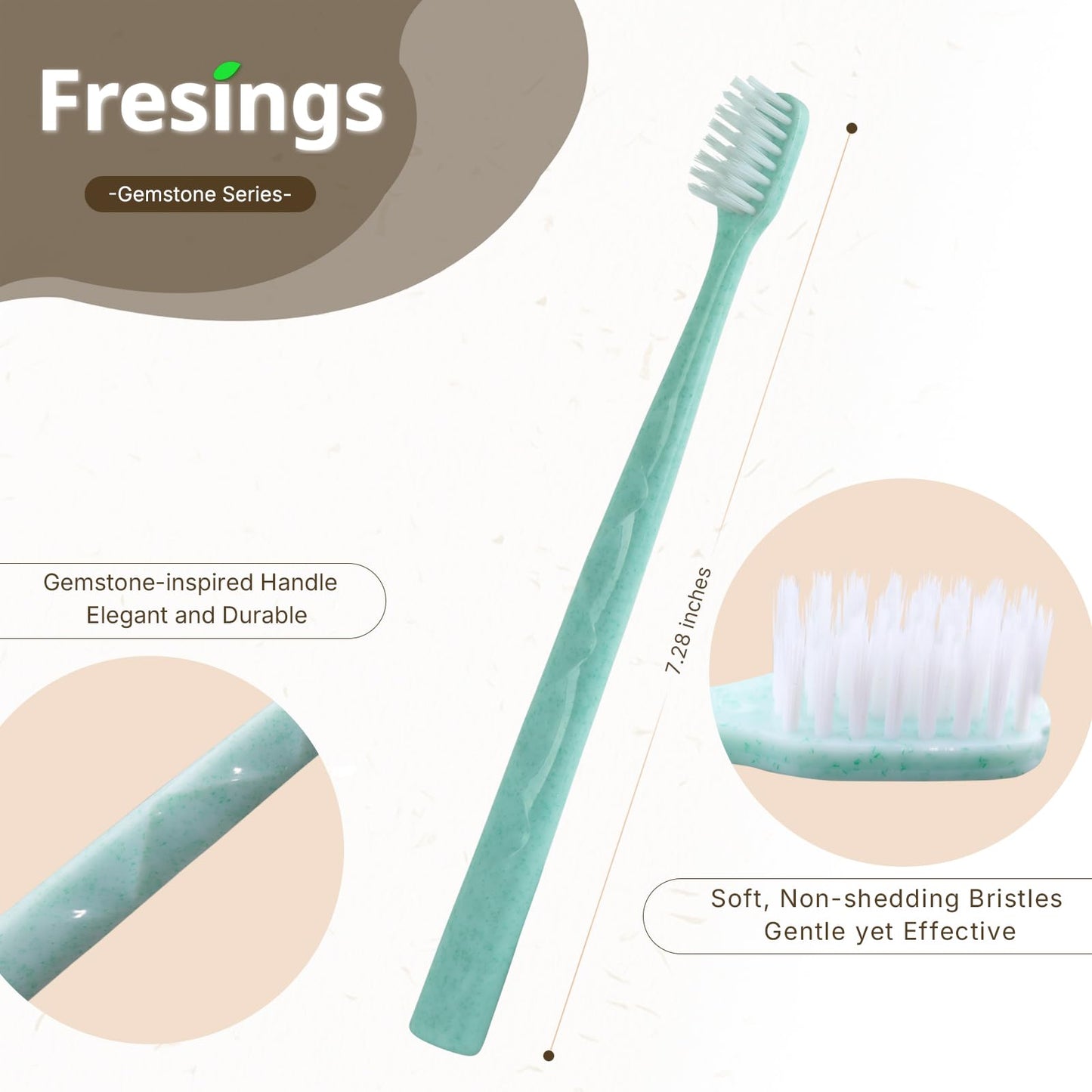 Fresings 100 Pack Premium Disposable Toothbrush with Tongue Scraper – Individually Wrapped Bulk Travel Toothbrushes, Soft Bristles for Guests, Hotel, Vacation Rental, Home & On The Go,4 Colors
