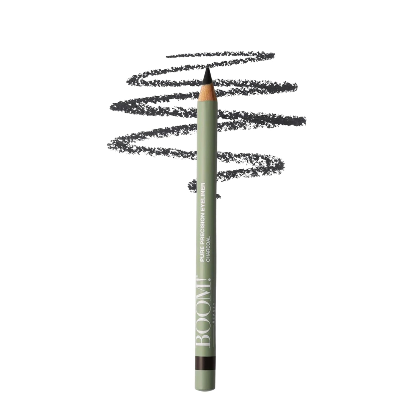 BOOM! Beauty Pure Precision Eyeliner: All-Natural, Skin-Loving, All-Day Wear. Waterproof, Smudge-proof, Smooth Glide Pencil. Richly Pigmented Vegan Eye Makeup For Ageing Skin (Espresso Brown)