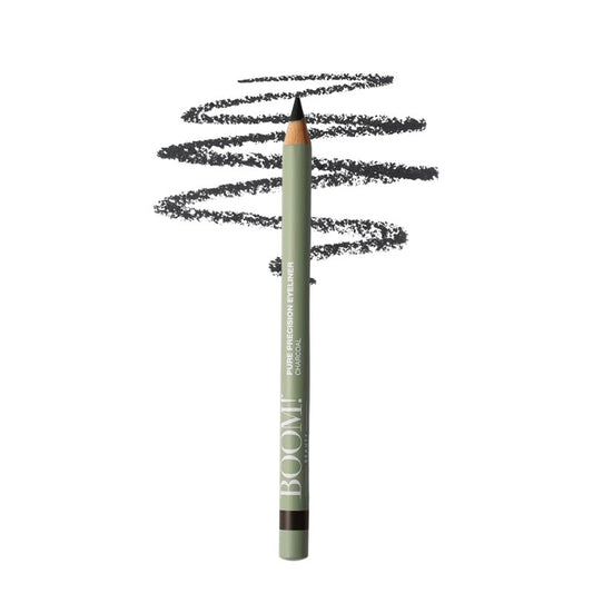 BOOM! Beauty Pure Precision Eyeliner: All-Natural, Skin-Loving, All-Day Wear. Waterproof, Smudge-proof, Smooth Glide Pencil. Richly Pigmented Vegan Eye Makeup For Ageing Skin (Espresso Brown)