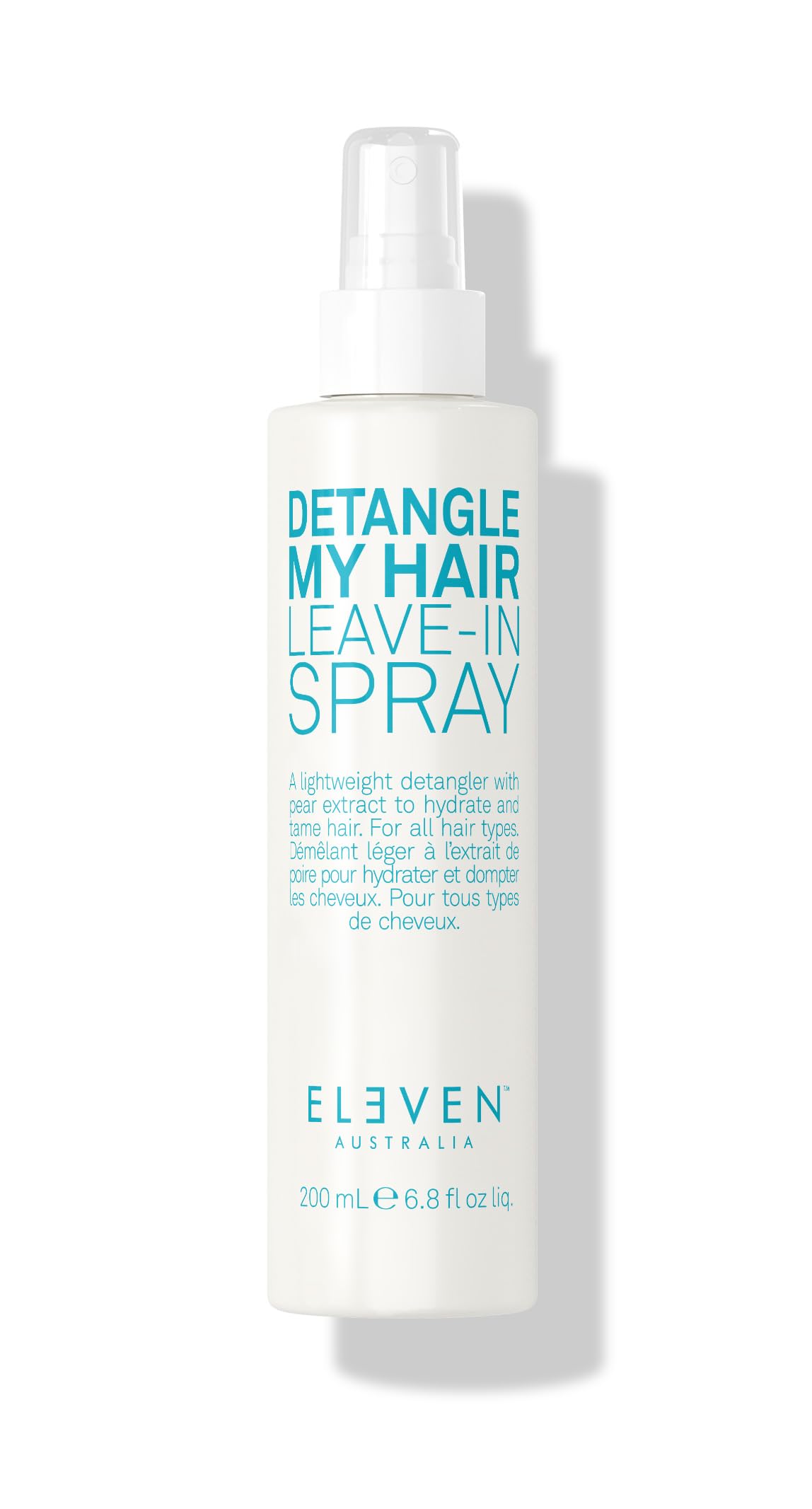 ELEVEN AUSTRALIA Detangle My Hair Leave In Conditioner Spray - Detangler Spray for Men & Women, Curly & Straight Hair Care Products for Tangles, Detangling Heat Protection, Moisturizing - 6.8 fl oz