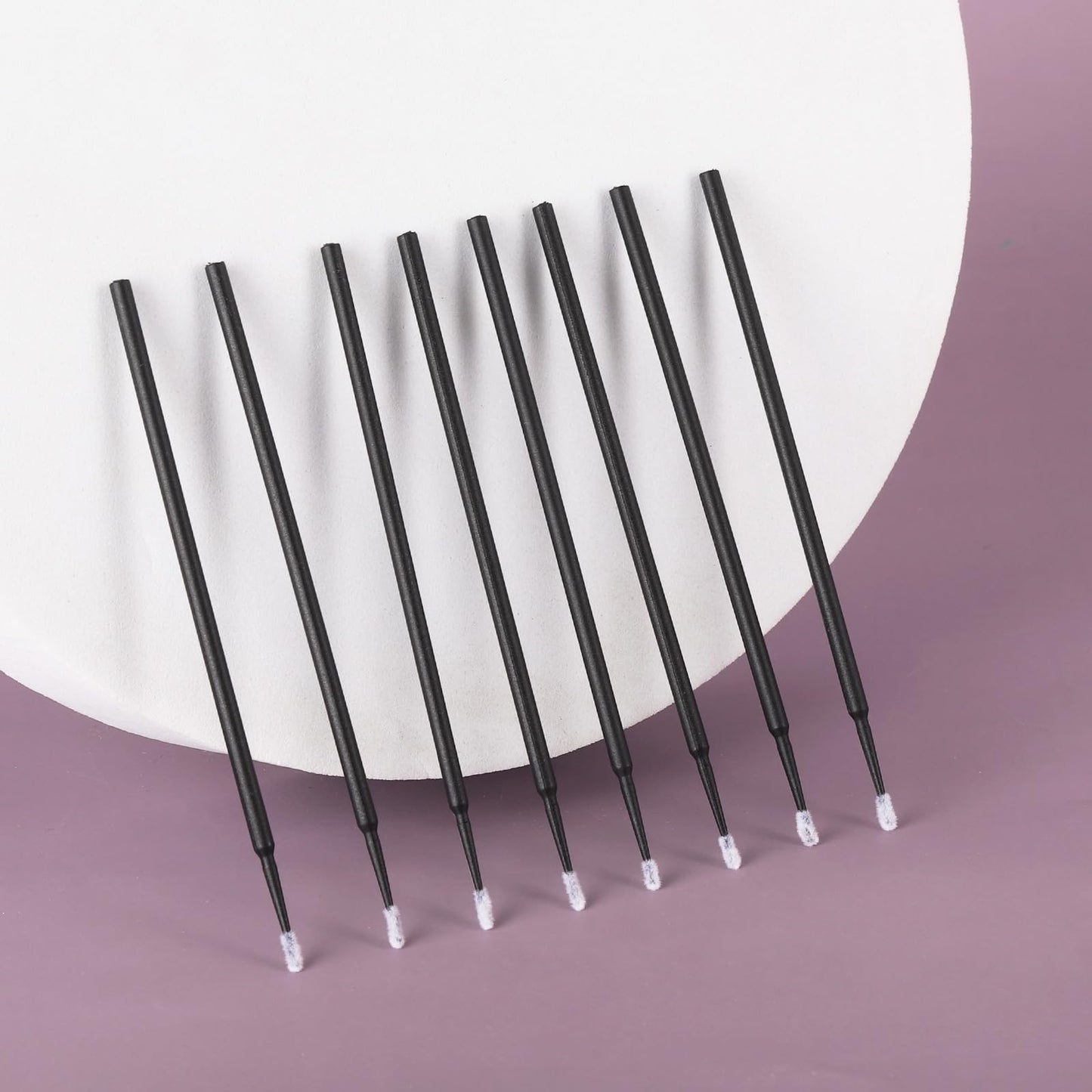 Tbestmax 1200 Pcs Micro Applicator Brush, Micro Swabs, Disposable Eye Lashes Mascara Wands for Eyelash Extension(Black)