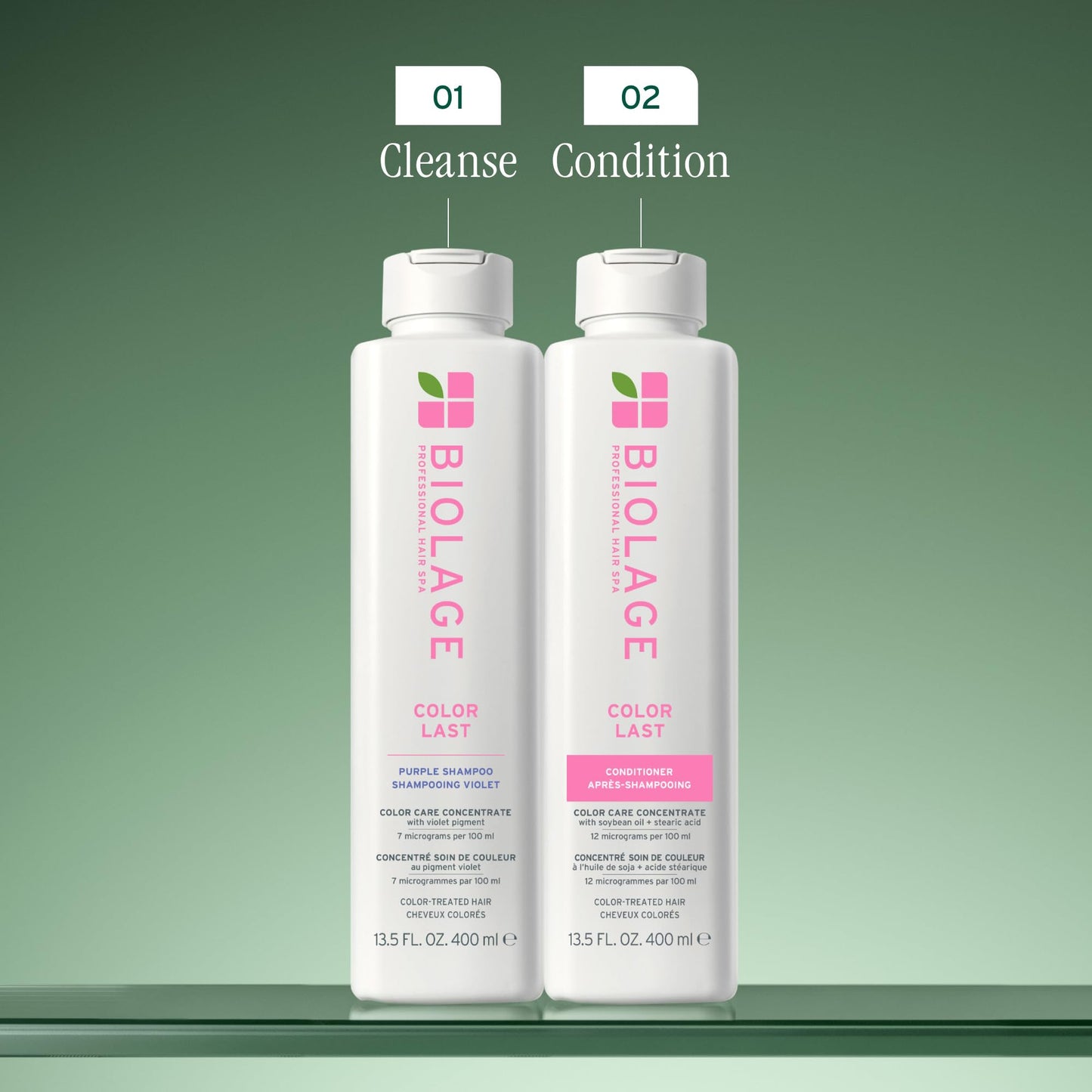 Biolage Color Last Purple Shampoo - pH Balancing Shampoo for Color-Treated Blonde Hair, Neutralizes Brass & Unwanted Warm Tones, Violet Pigments, Vegan, Paraben-Free, 13.5 Fl Oz, Packaging may vary
