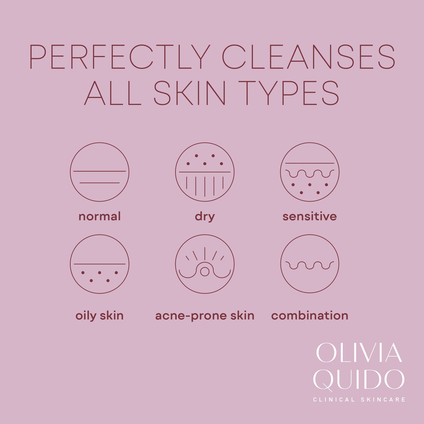 OLIVIA QUIDO Clinical Skincare Balancing Toner with Lilac & Sea Daffodil (6.76 fl.oz.) | Moisturizing and Pore Tightening Cleanser for All Skin Types