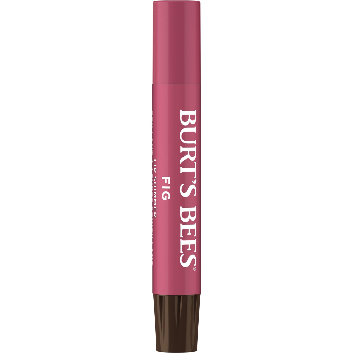 Burt's Bees Shimmer Lip Tint Set, Mothers Day Gifts, Tinted Lip Balm Stick, Moisturizing for All Day Hydration with Natural Origin Glowy Pigmented Finish & Buildable Color, Fig (4-Pack)