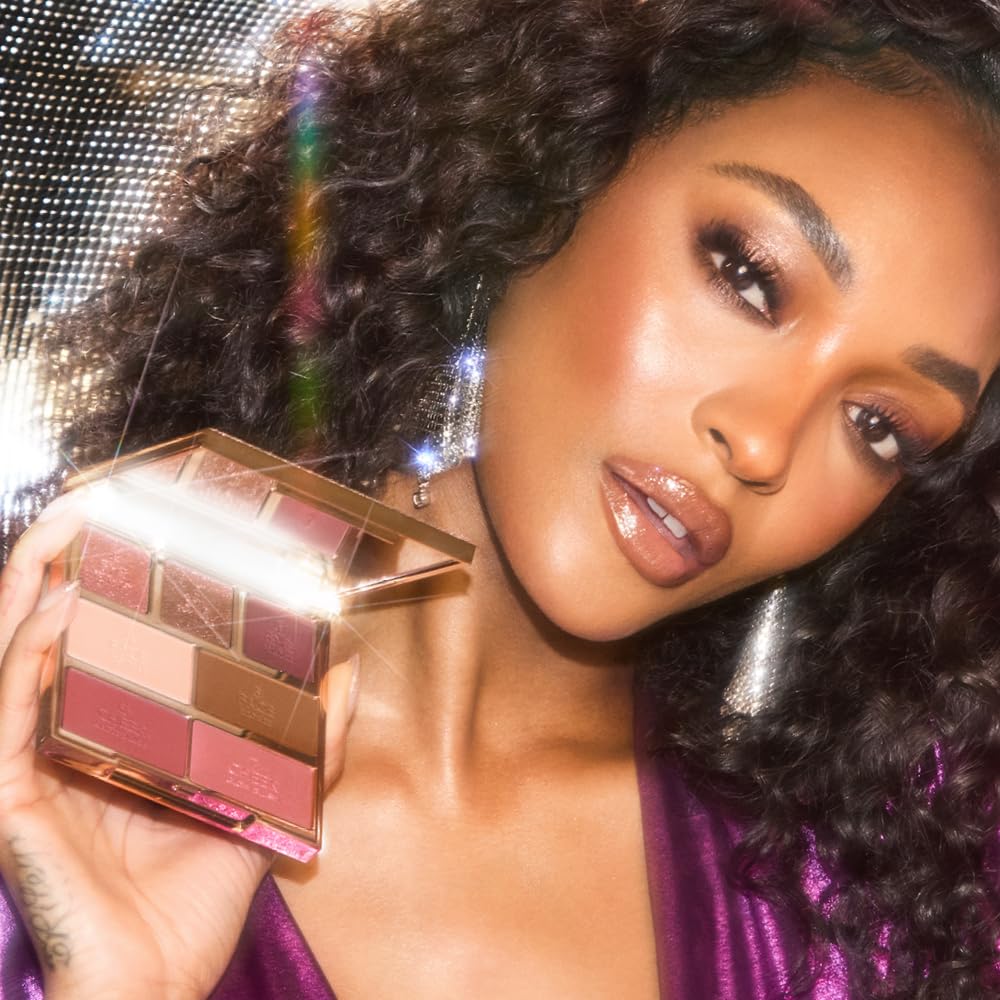 Charlotte Tilbury Instant Look in a Palette - Powder Face Makeup for Eyes & Cheeks - Powder Bronzer, Highlighter & Blush for the Perfect Summer-Fresh Glow - Pretty, Glowing Beauty
