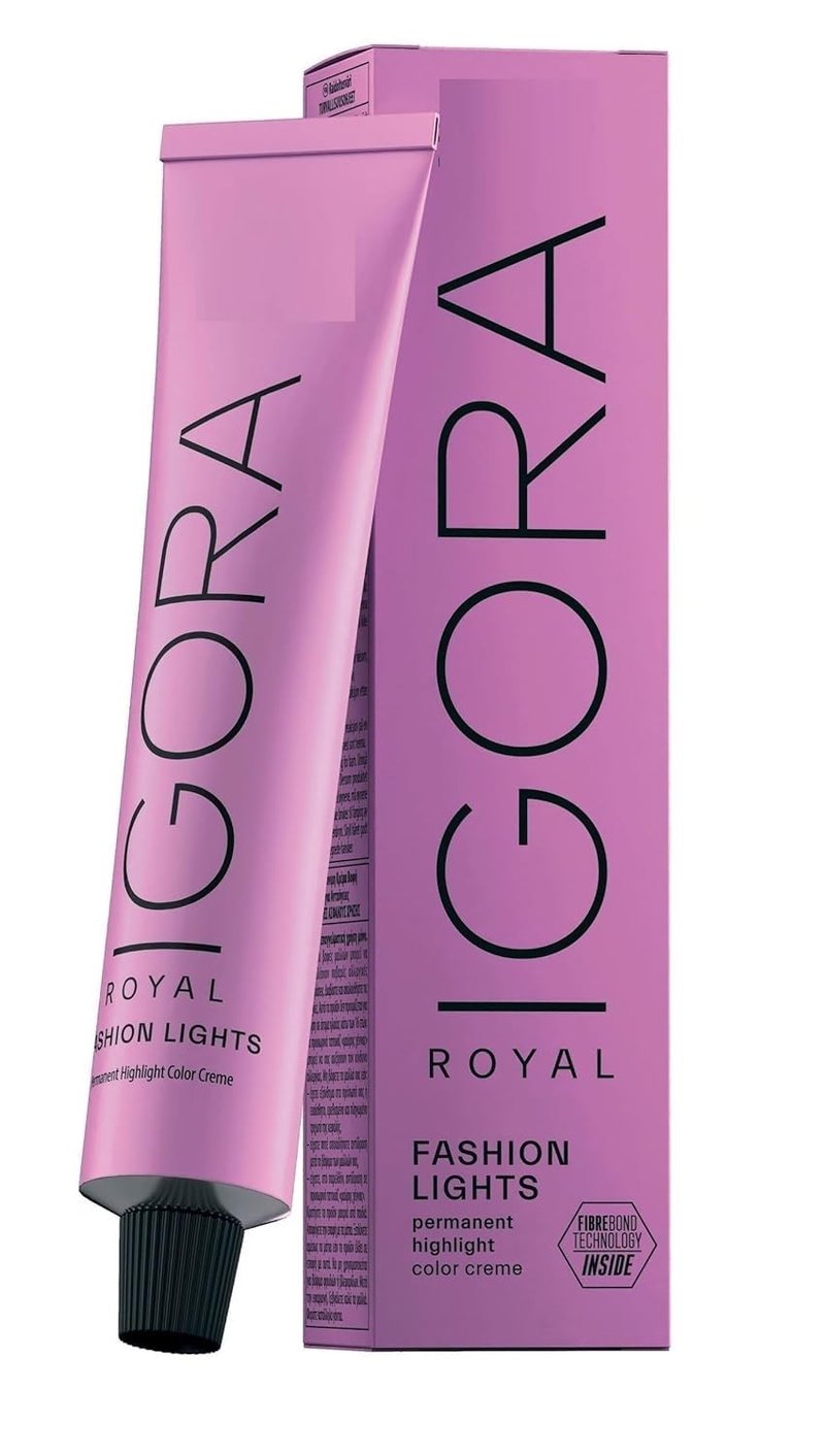 Permanent Cream Highlight Hair Color Dye - IG-ORA Royal Fashion Lights | L-89 Red Violet, 60 ml