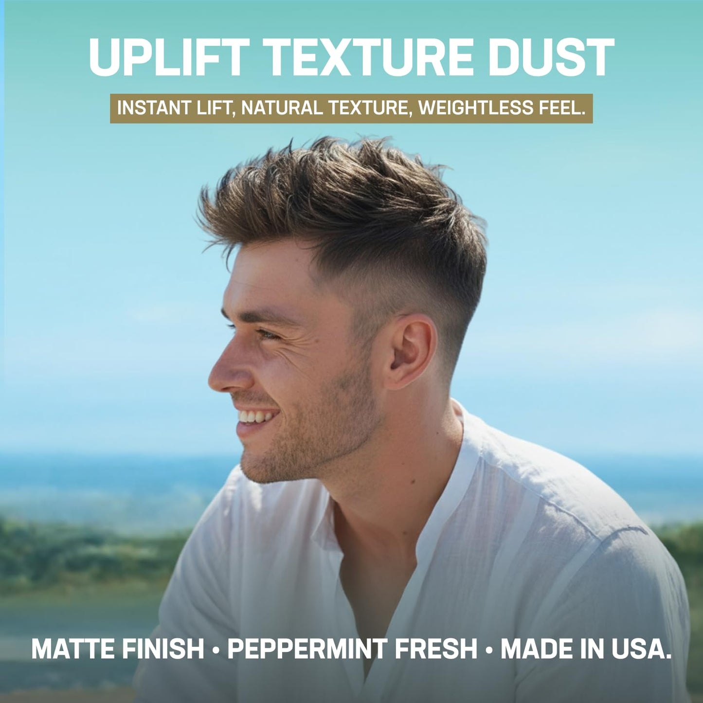 Uplift Texture Dust - Hair Styling Powder for Volume & Lift | Natural Matte Finish, 0.75 oz