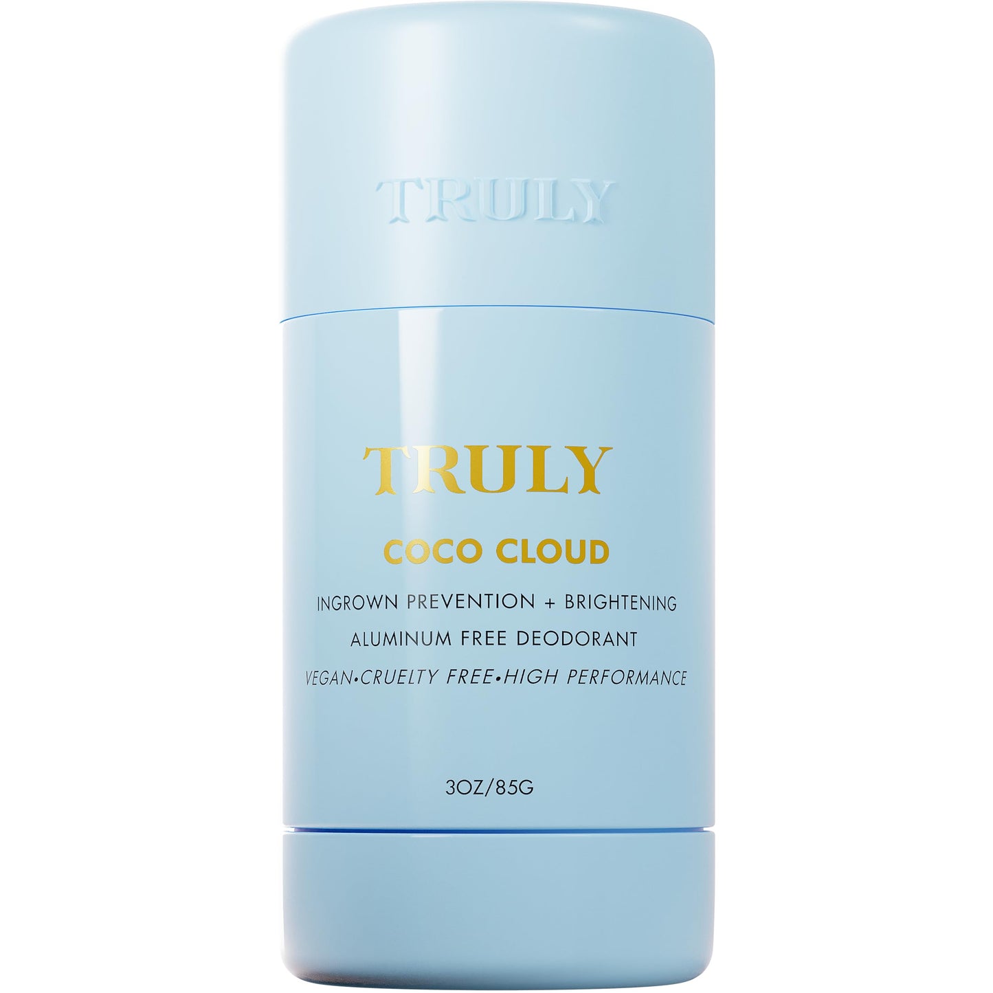 Truly Beauty Coco Cloud Deodorant | Targets Body Odor, Ingrown Hairs & Discoloration | Gentle, Aluminum-Free Deodorant | Made with Coconut oil & Mandelic Acid | Coconut & Vanilla Scent | (3 Oz)