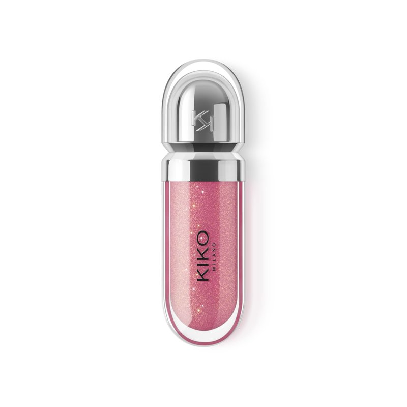 Kiko Milano 3D Hydra Lip Gloss – High Shine, Hydrating, Plumping, Non-Sticky, Moisturizing Lip Makeup – 33 Pearly Watermelon – 6.5ml