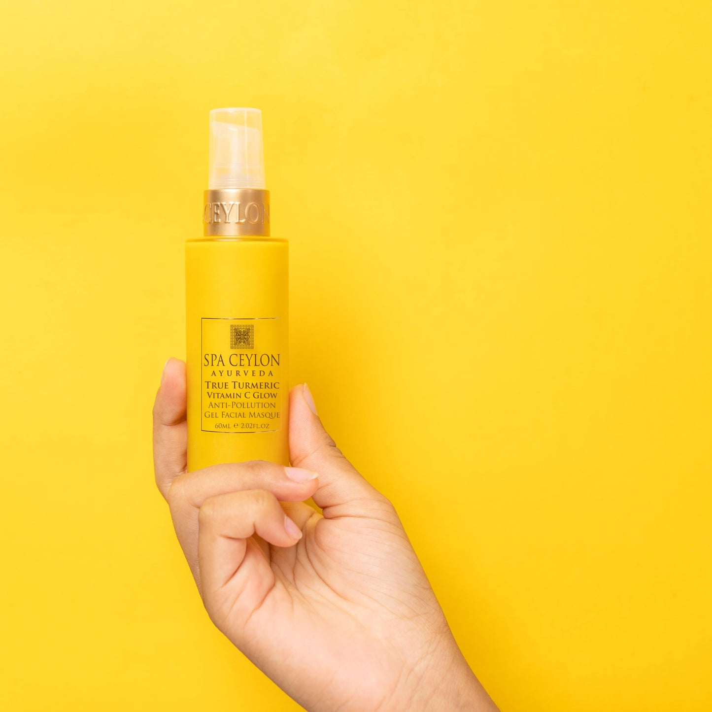 SPA CEYLON True Turmeric Vitamin C Glow Anti Pollution Gel Facial Masque | Natural Exfoliation | Face Mask | Skin Care | Hydrating