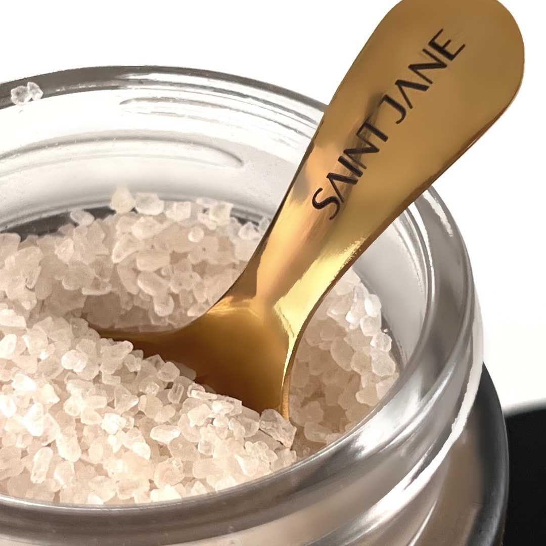 SAINT JANE - Deep Sleep Bath Salts with Magnesium + Peptides | Luxury, Floral-Infused, Clean Skincare (12 oz | 355 ml)