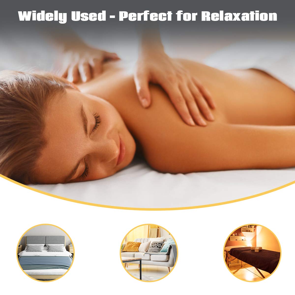 Giantex Massage Table Warmer, Heated Mattress Pad, Electric Heating Pad with 5 Heat Settings, 12 Ft Cord and Overheat Protection, Digital Timer, 71 x 30 Inches Massage Bed Warmer for Spa Table, White