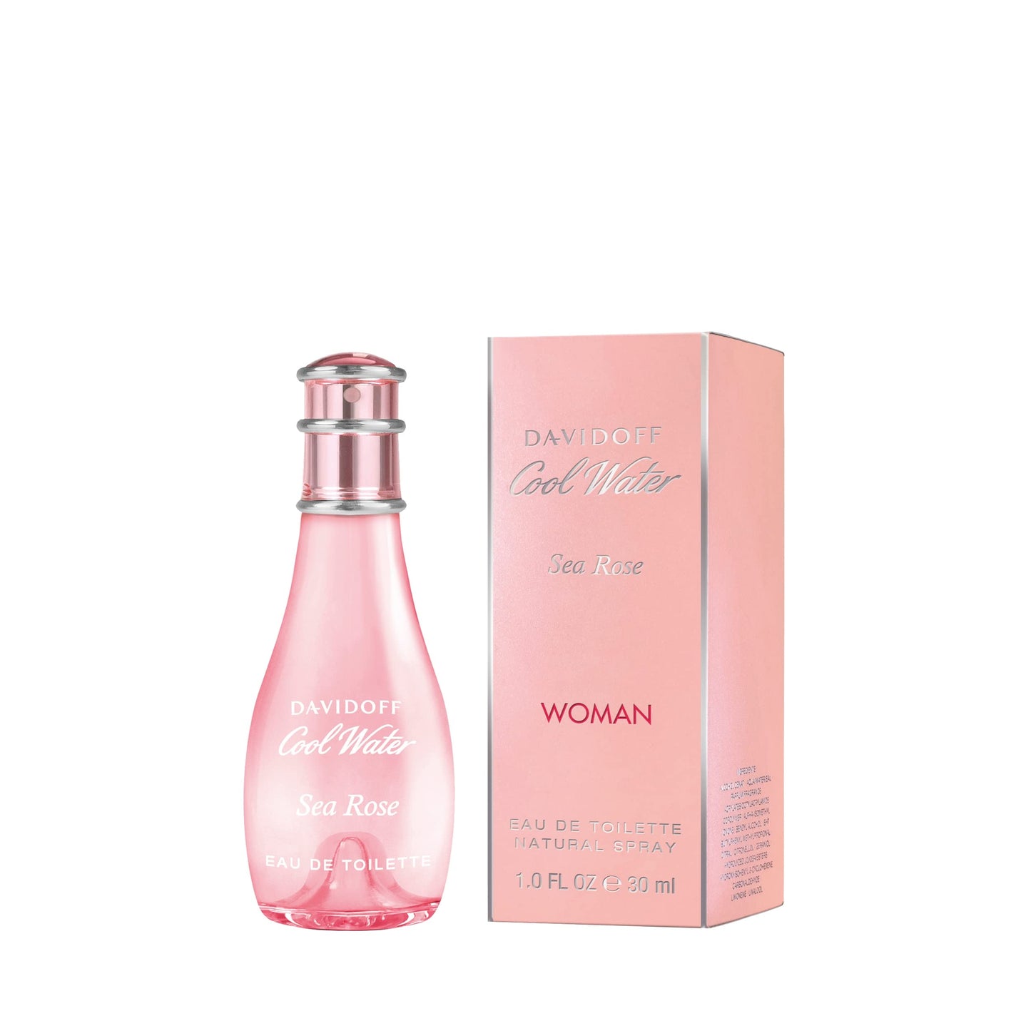 Davidoff Cool Water Sea Rose Eau de Toilette – Floral Perfume for Women – With Nashi Pear, Peony & Musk – Long-Lasting Fragrance