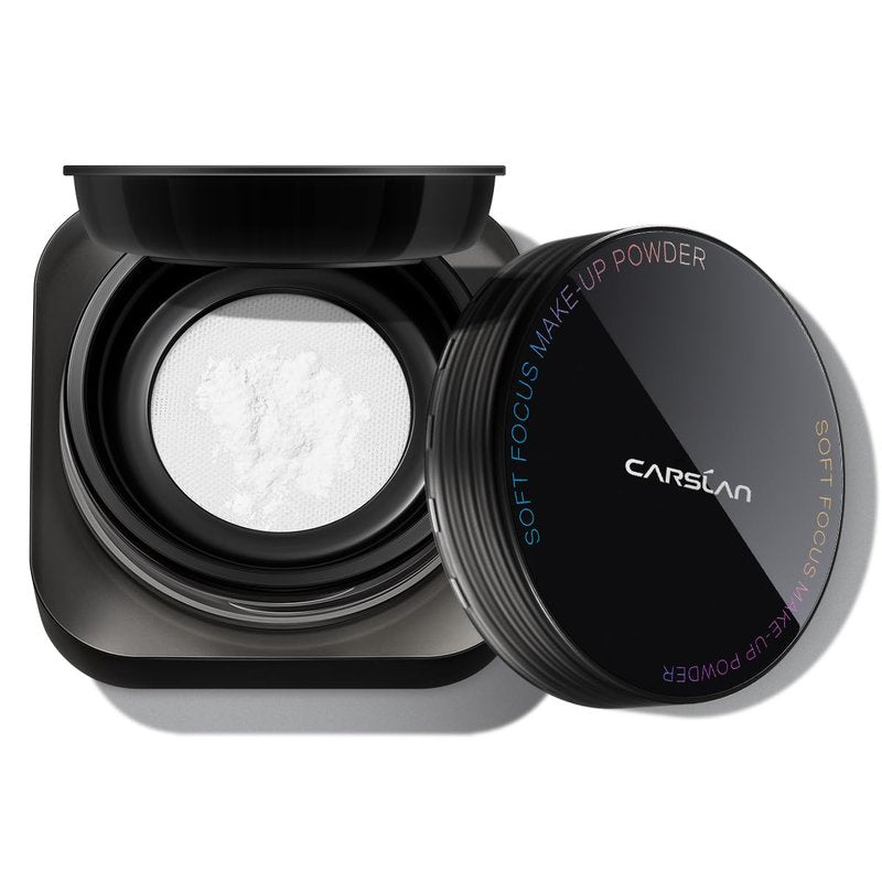 Soft Focus Setting Powder & Black Magnet Setting Spray - Long-Lasting Makeup Set