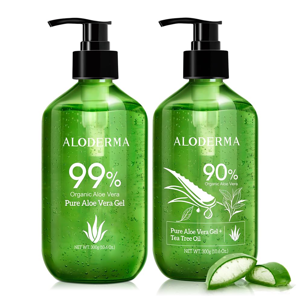Aloderma Hydrating & Moisturizing Aloe Vera Gels Set 2-Piece Set