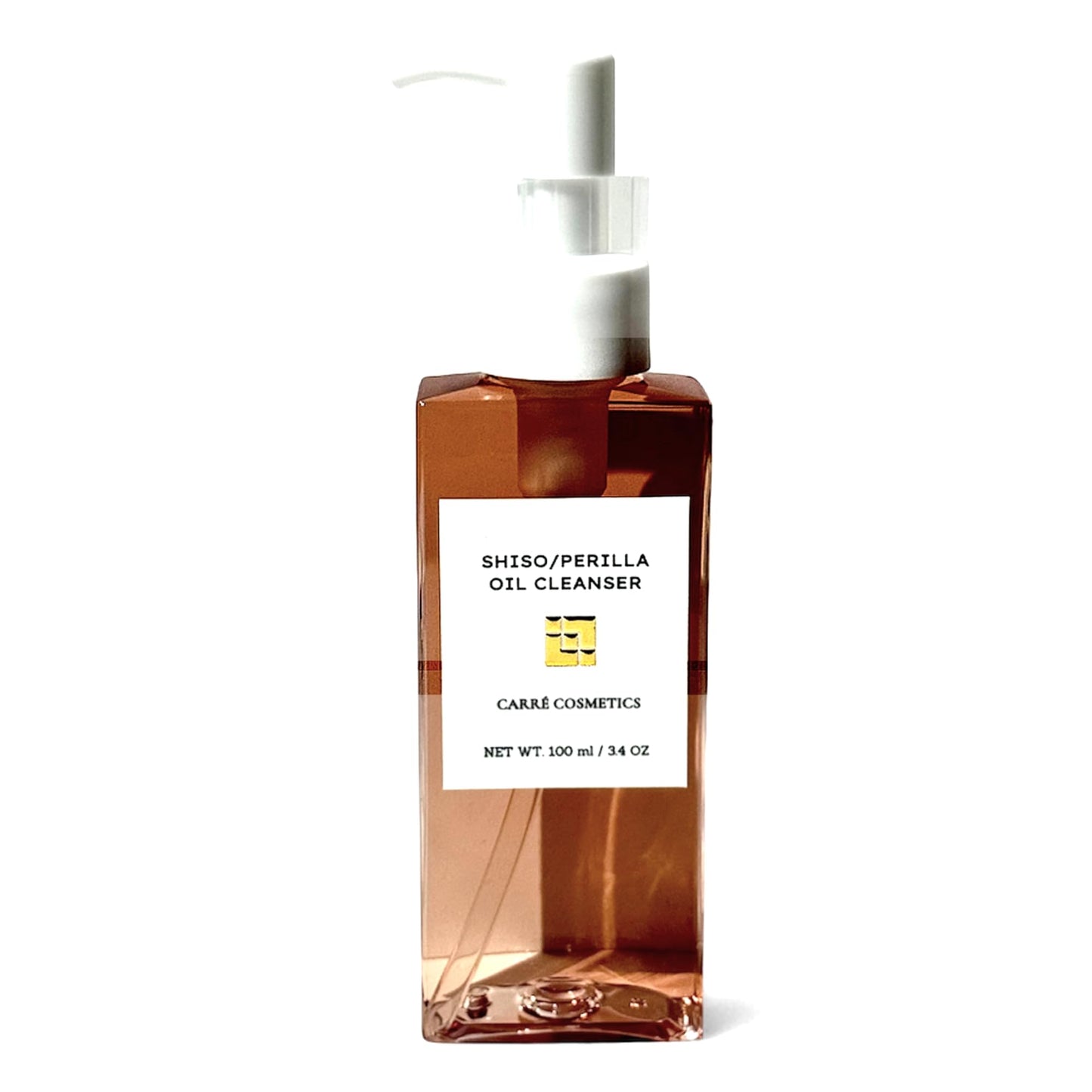 CARRÉ COSMETICS SHISO/PERILLA OIL CLEANSER with Japanese Shiso Oil, Gentle Makeup Remover (100mL/3.4oz)