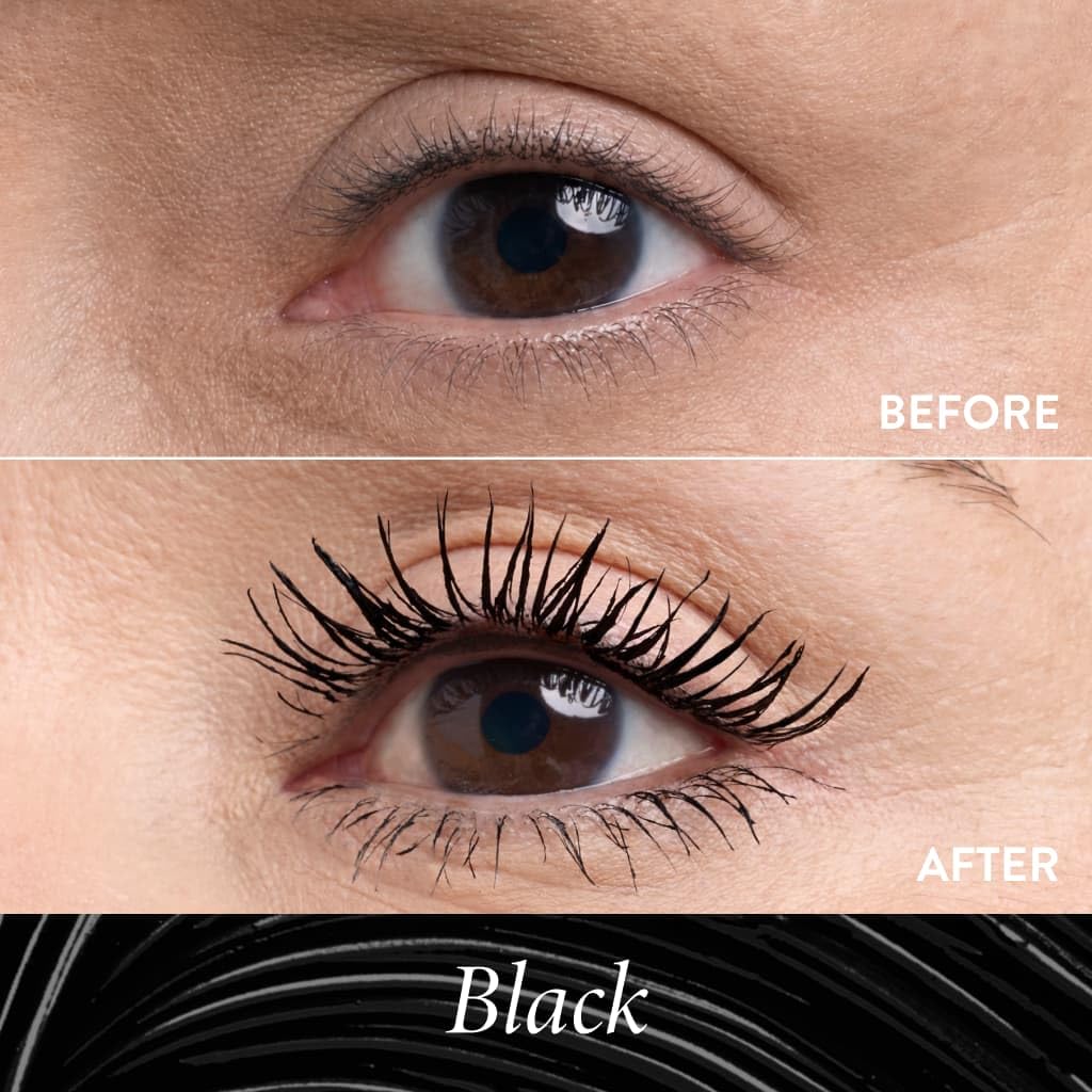 LAURA GELLER NEW YORK Kajal Longwear Mascara - Lengthening, Defining, Curling, Buildable Formula Eye Makeup - Natural Look for Everyday