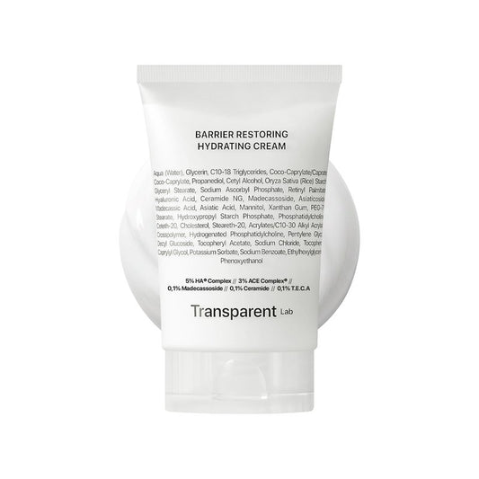 Transparent Lab BARRIER RESTORING HYDRATING CREAM - Ultra Hydrating Face Cream