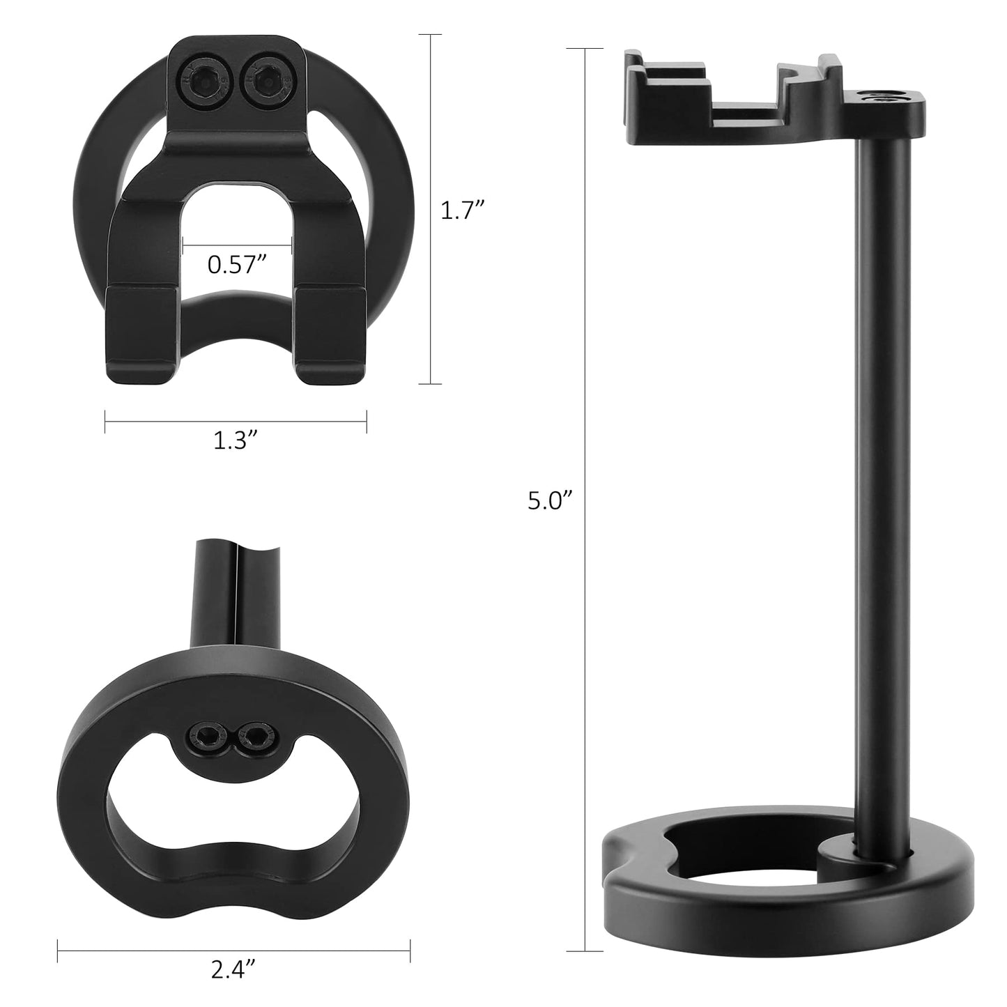 SANWA Deluxe Razor Holder Stainless Shaving Razor Stand,Dad Gifts,Boyfriend Gifts,Husband Gifts for Him