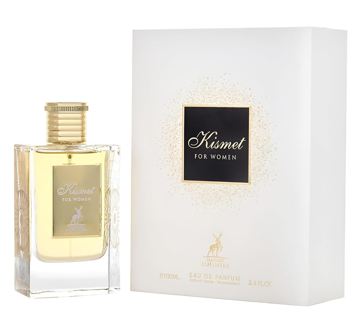 Lattafa Alhambra Kismet Eau de Parfum Spray for Women - 3.4 oz | Floral & Fruity Fragrance