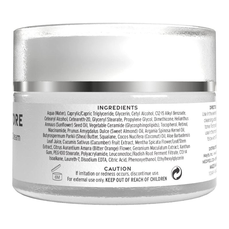 Medpeel Youth Restore Firming Face Cream - Ceramide, Retinol & Shea Butter for Plump, Hydrated Skin | 1.7 fl oz