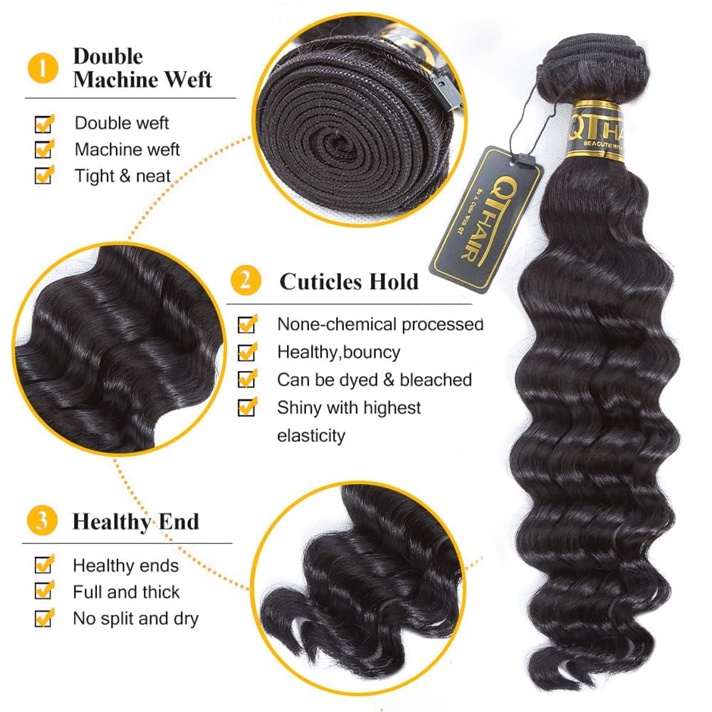 Peruvian Virgin Hair Loose Wave Weave - 18 Inch, 100g, Natural Color | 100% Unprocessed Human Hair
