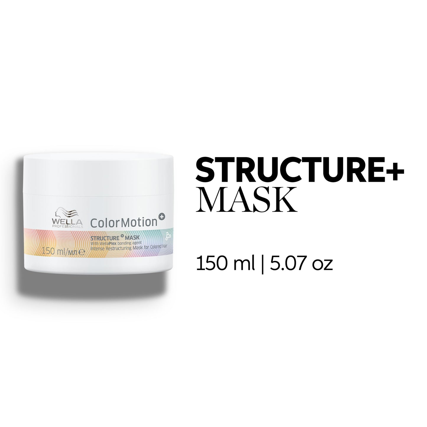 Wella Professionals ColorMotion+ Structure+ Bonding Mask | Intense Deep Conditioning Treatment | Preserves Hair Color Vibrancy | 5.07 Fl Oz