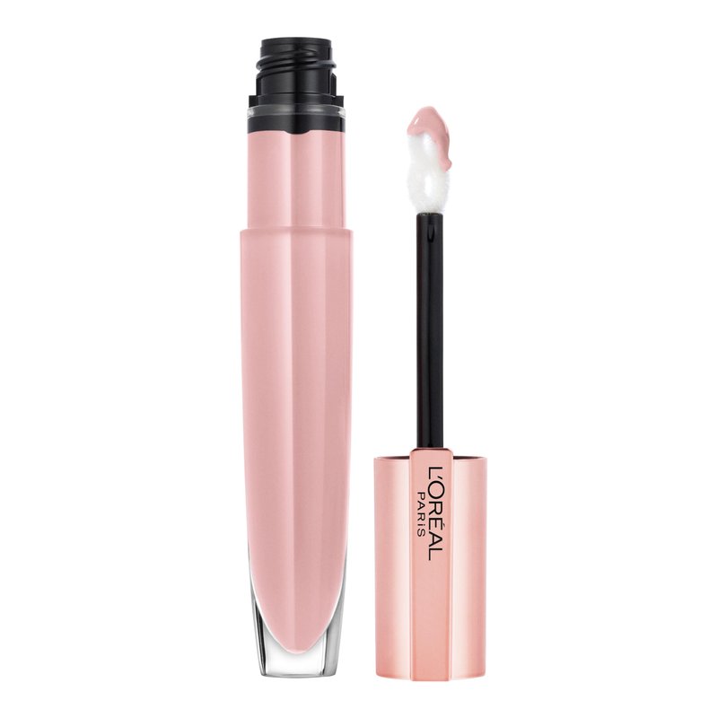 L'Oreal Paris Glow Paradise Hydrating Tinted Lip Balm-in-Gloss with Pomegranate Extract & Hyaluronic Acid, Ultra-Gentle, Non-Sticky Formula, Pristine Pink, 0.23 Fl Oz