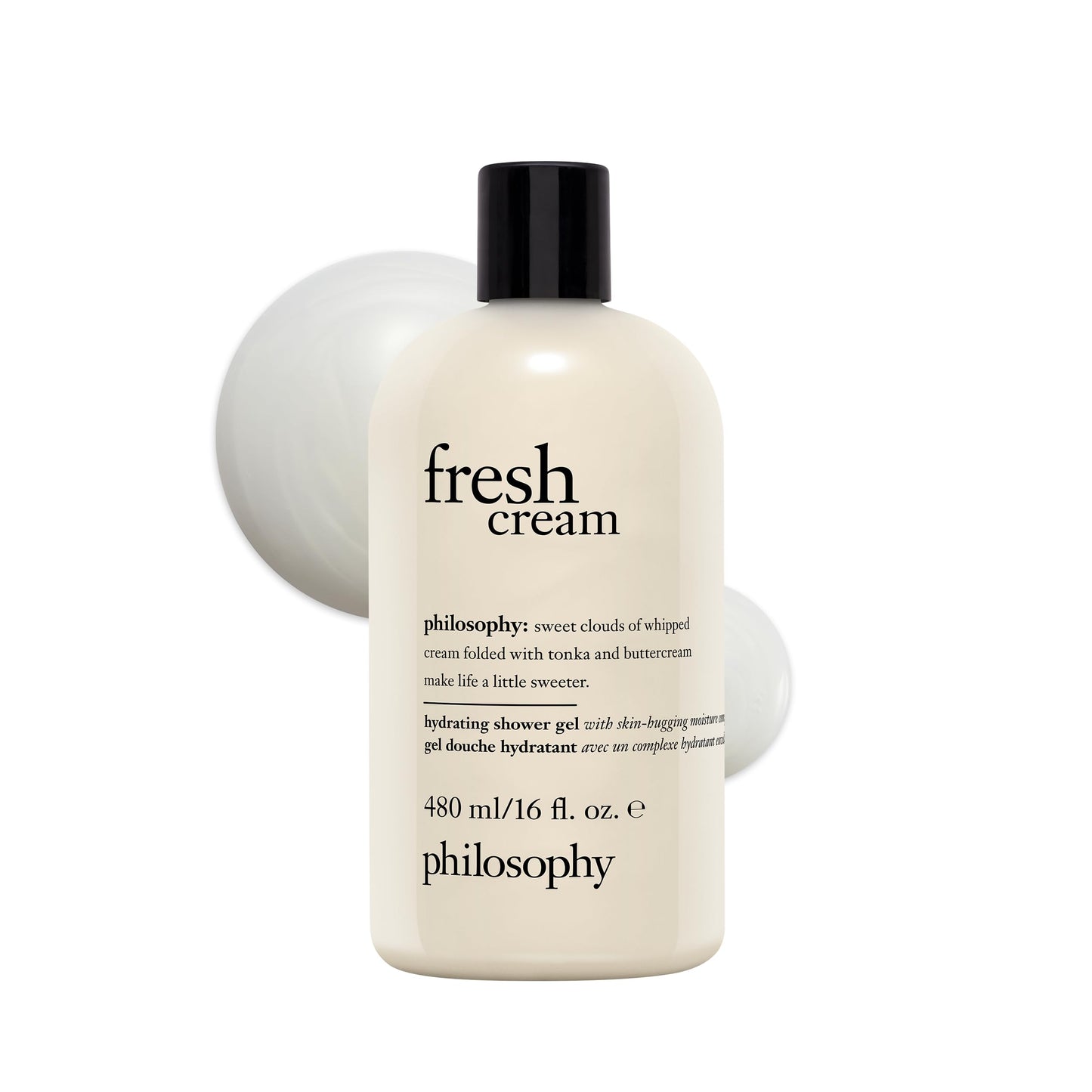 philosophy fresh cream shower gel - with notes of vanilla, whipped cream & tonka bean