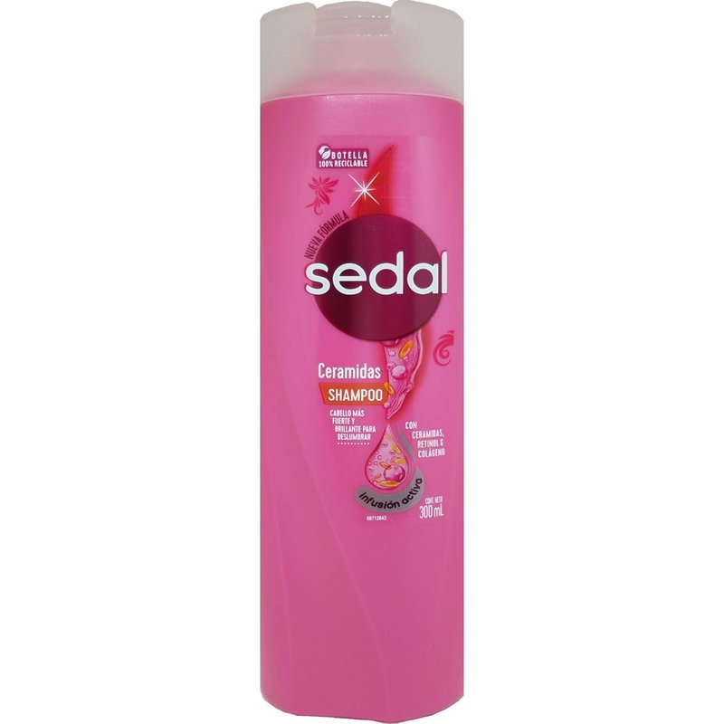 Sedal Ceramidas Shampoo - Nourishing Hair Care for Dry, Damaged Hair | 12 oz
