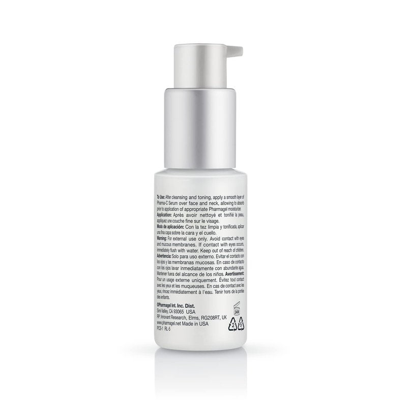 Pharmagel Pharma-C Vitamin Serum | Age Defying Facial Serum | Anti-Wrinkle Face Serum | Age Spot Remover for Face - 1 oz