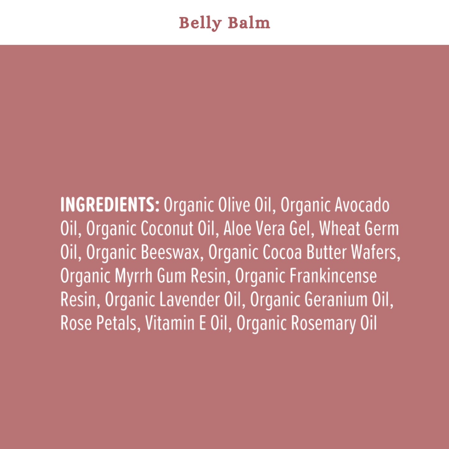 SPRIGS Belly Balm, 4 oz | Natural Moisturizing Cream for Pregnancy & Postpartum | Nourishing Body Butter for Dry Skin | Non-Greasy & Made with Relaxing Lavender Essential Oils & Soothing Cocoa Butter