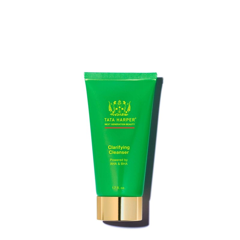 Tata Harper Clarifying Cleanser, Foaming Gel Cleanser for Blemish-Prone Skin, Sulfate-Free, Oily Skin Face Wash, Natural Skincare, 50ml