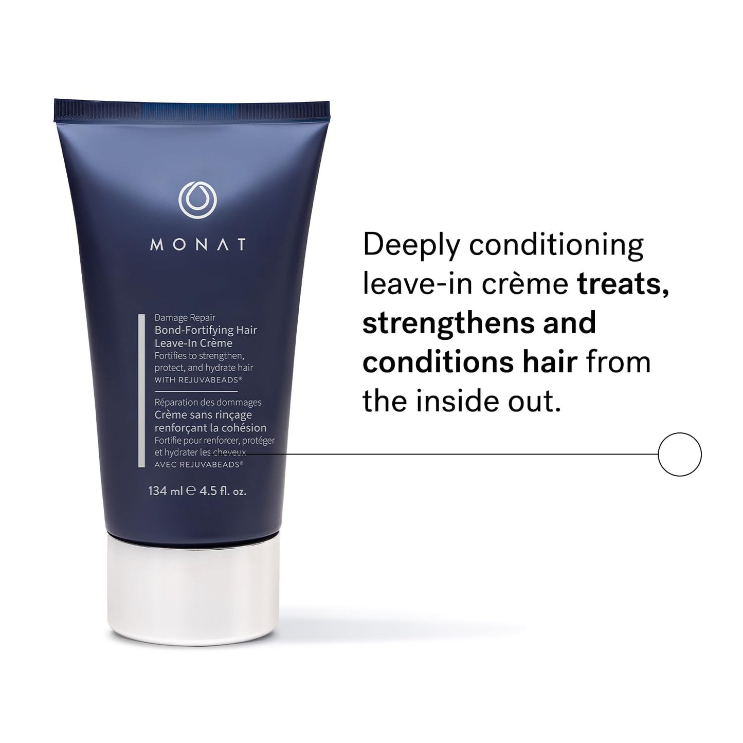 MONAT Damage Repair Hair Crème - Fortifying Leave-In Conditioner with Neroli & Orange Flower | Enhances Shine & Reduces Frizz