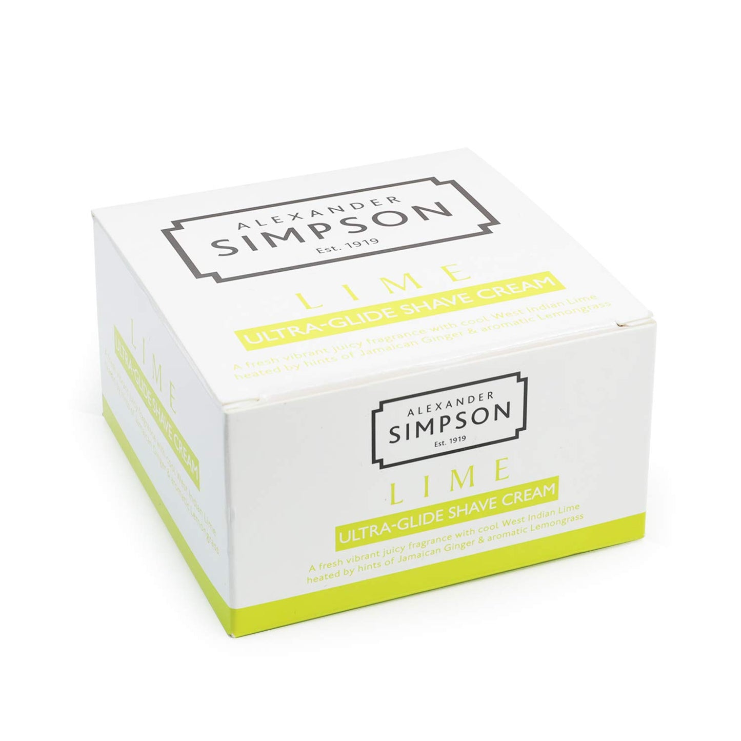 Alexander Simpson Est. 1919 Ultra-Glide Shave Cream 180ml (Lime) Simpsons Shaving cream