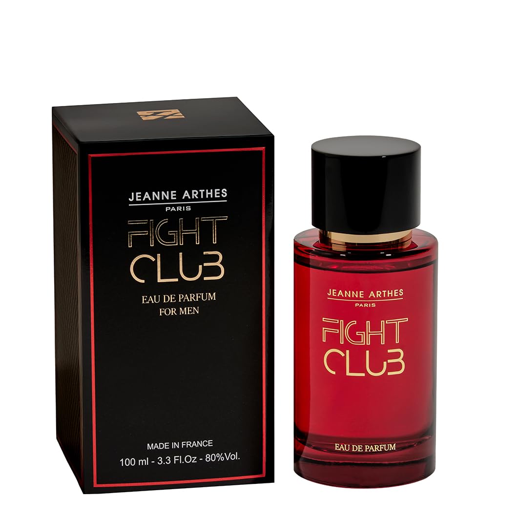 Jeanne Arthes – Men's Pefume - Fight Club - Eau de Parfum - Spray Bottle 100 ml - Sandalwood & Vanilla - Made in France in Grasse