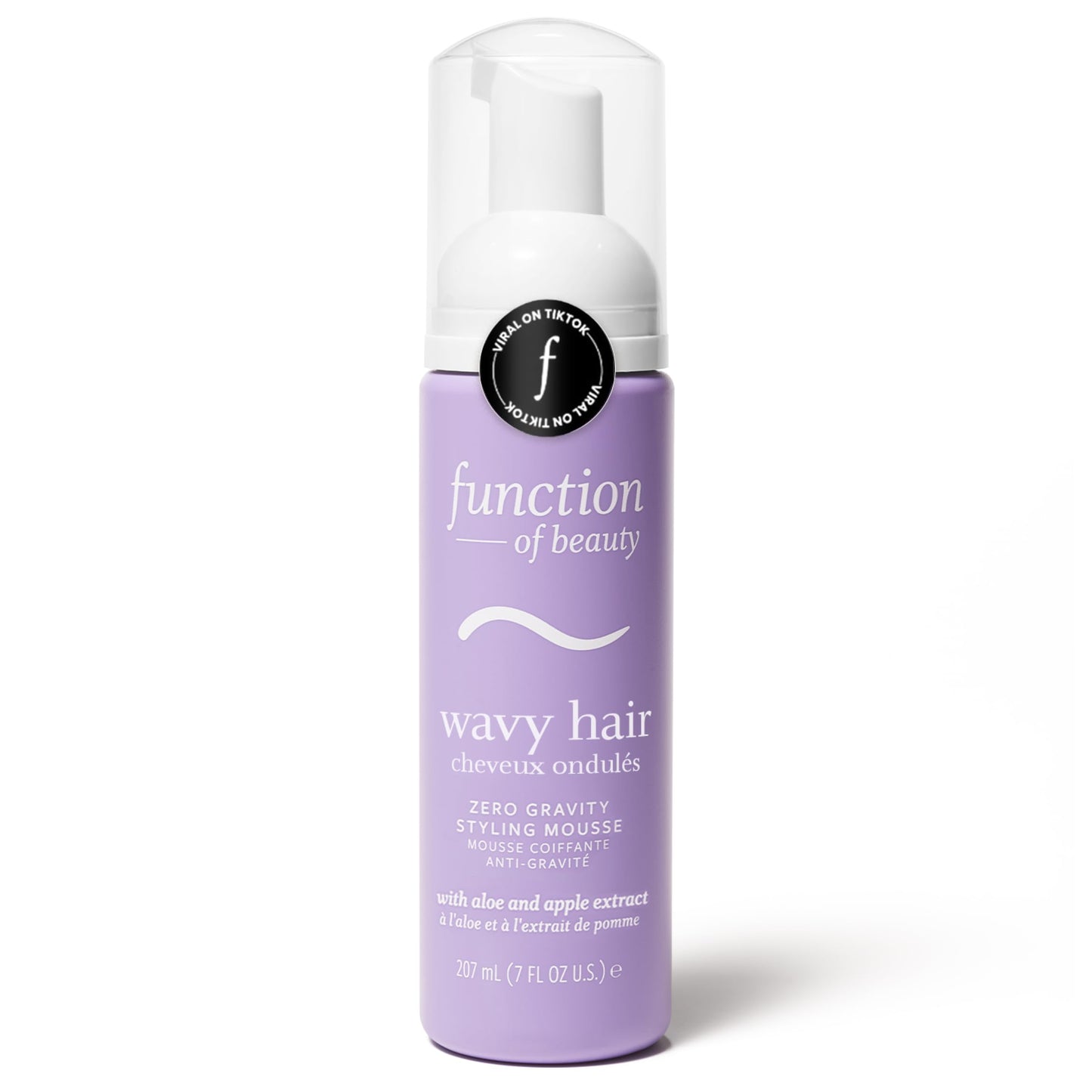 Function of Beauty Zero Gravity Styling Mousse - Adds Volume, Defines Natural Waves While Providing a Flexible Hold Without Feeling Stiff or Crunchy