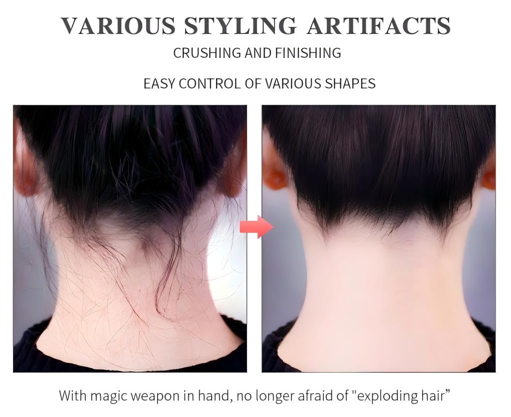 Litthap Anti-Frizz Hair Taming Wand, Flyaway Control Gel Stick, Lightweight Sleek Styling Wand, 0.4 oz